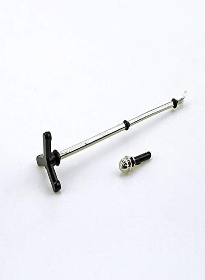 aoukoslt Black Dollhouse Decoration Accessories, 1:12 Dollhouse Miniature Scene Model Microphone with Stand Play Toy, Decortion, Dollhouse Furniture, Doll's Microphone, Decorations (90 x 18 mm) - Image 2